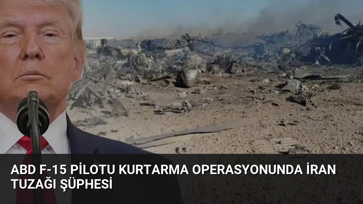 ABD F-15 Pilotu Kurtarma Operasyonunda İran Tuzağı Şüphesi