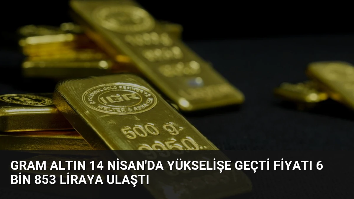 Gram Altın 14 Nisan’da Yükselişe Geçti Fiyatı 6 Bin 853 Liraya Ulaştı