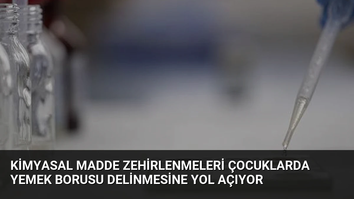 Kimyasal Madde Zehirlenmeleri Çocuklarda Yemek Borusu Delinmesine Yol Açıyor