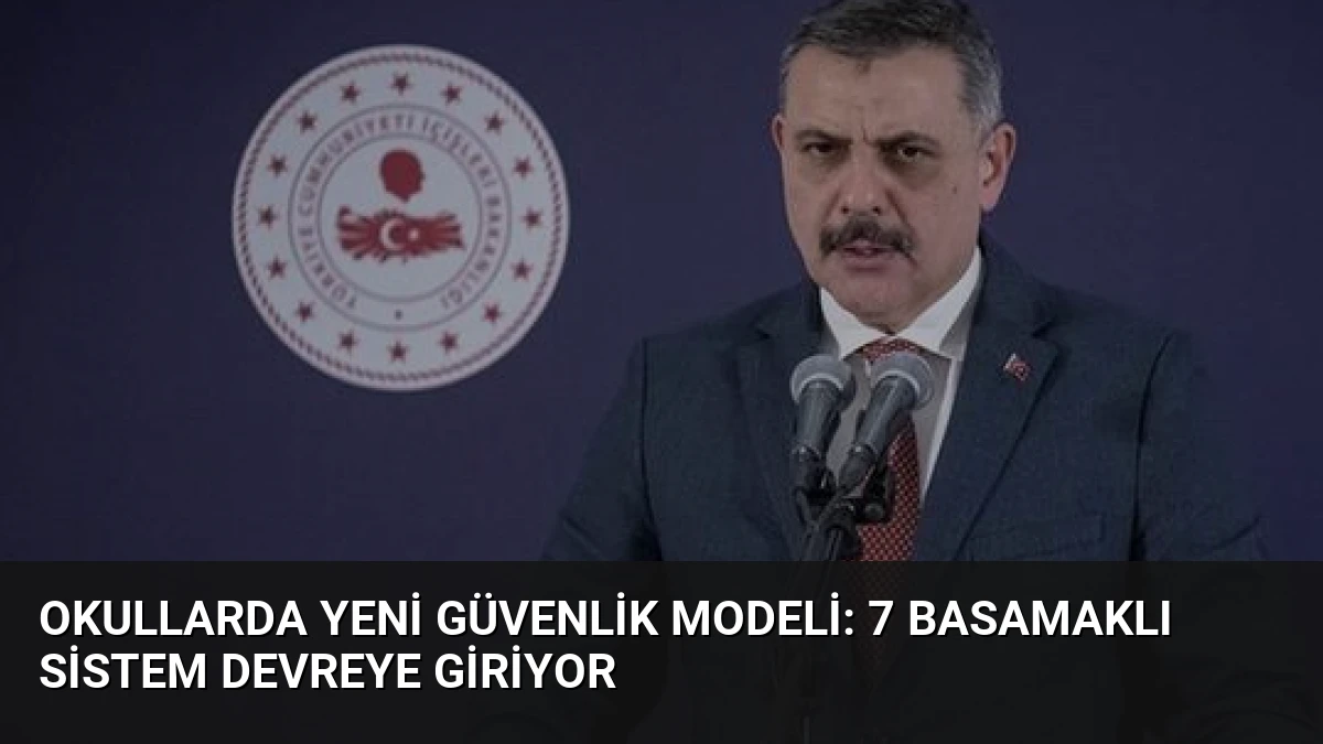 Okullarda Yeni Güvenlik Modeli: 7 Basamaklı Sistem Devreye Giriyor