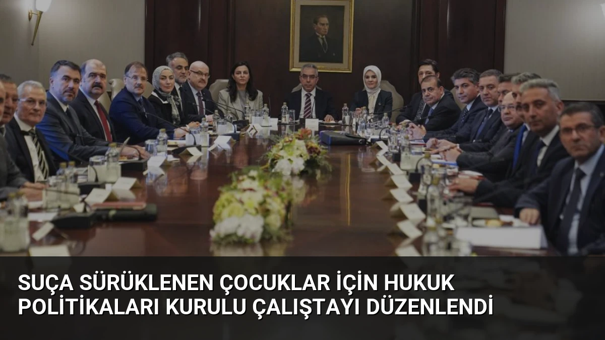 Suça Sürüklenen Çocuklar İçin Hukuk Politikaları Kurulu Çalıştayı Düzenlendi