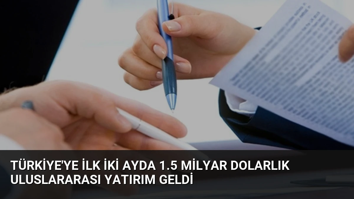 Türkiye’ye İlk İki Ayda 1.5 Milyar Dolarlık Uluslararası Yatırım Geldi