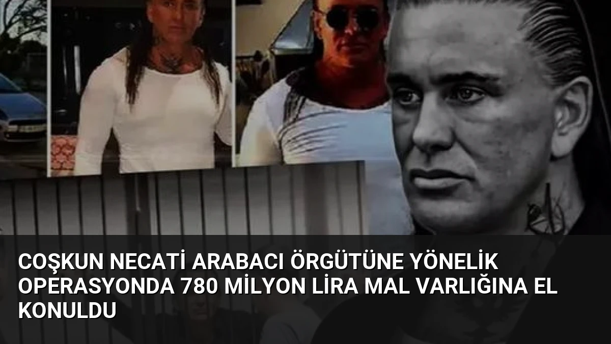 Coşkun Necati Arabacı Örgütüne Yönelik Operasyonda 780 Milyon Lira Mal Varlığına El Konuldu