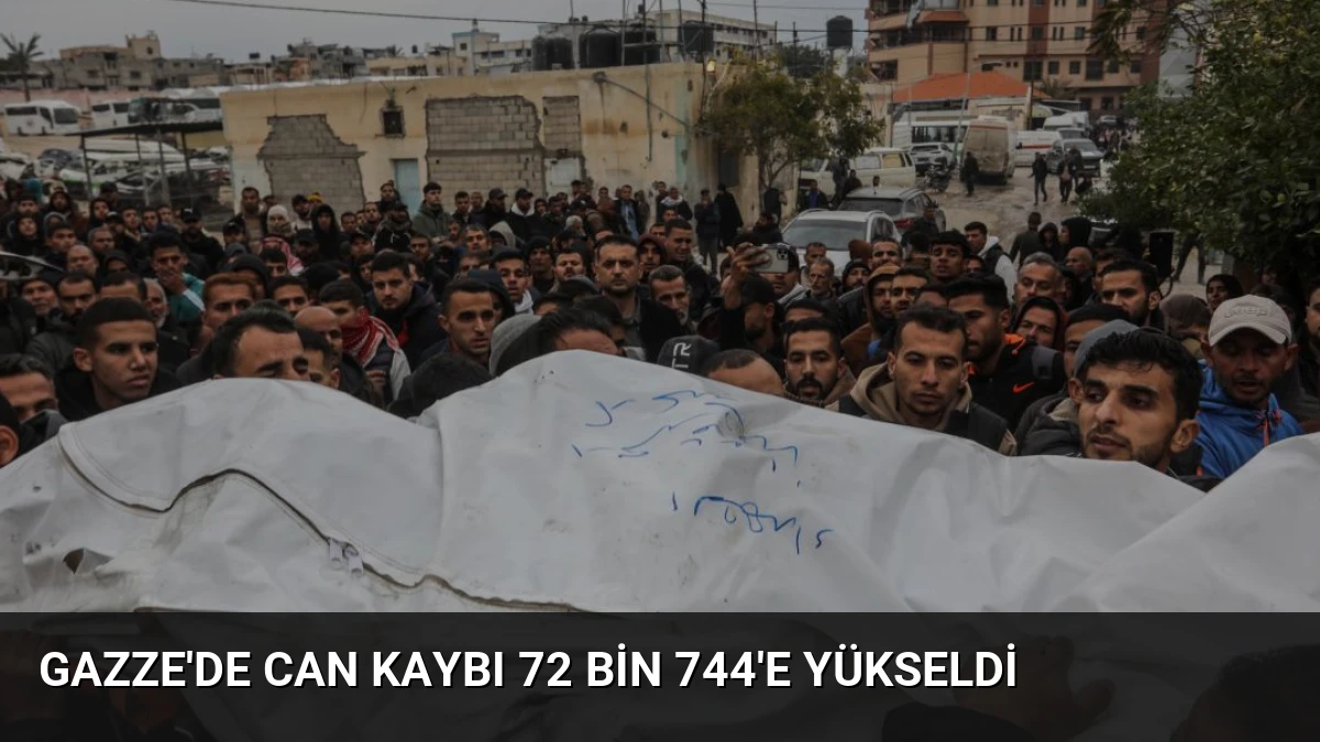 Gazze’de Can Kaybı 72 Bin 744’e Yükseldi