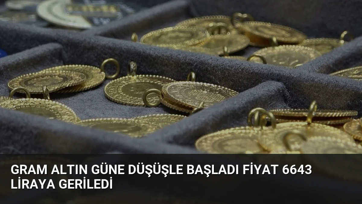 Gram Altın Güne Düşüşle Başladı Fiyat 6643 Liraya Geriledi