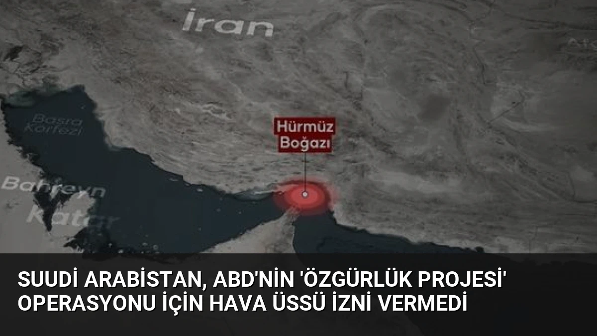 Suudi Arabistan, ABD’nin ‘Özgürlük Projesi’ Operasyonu İçin Hava Üssü İzni Vermedi