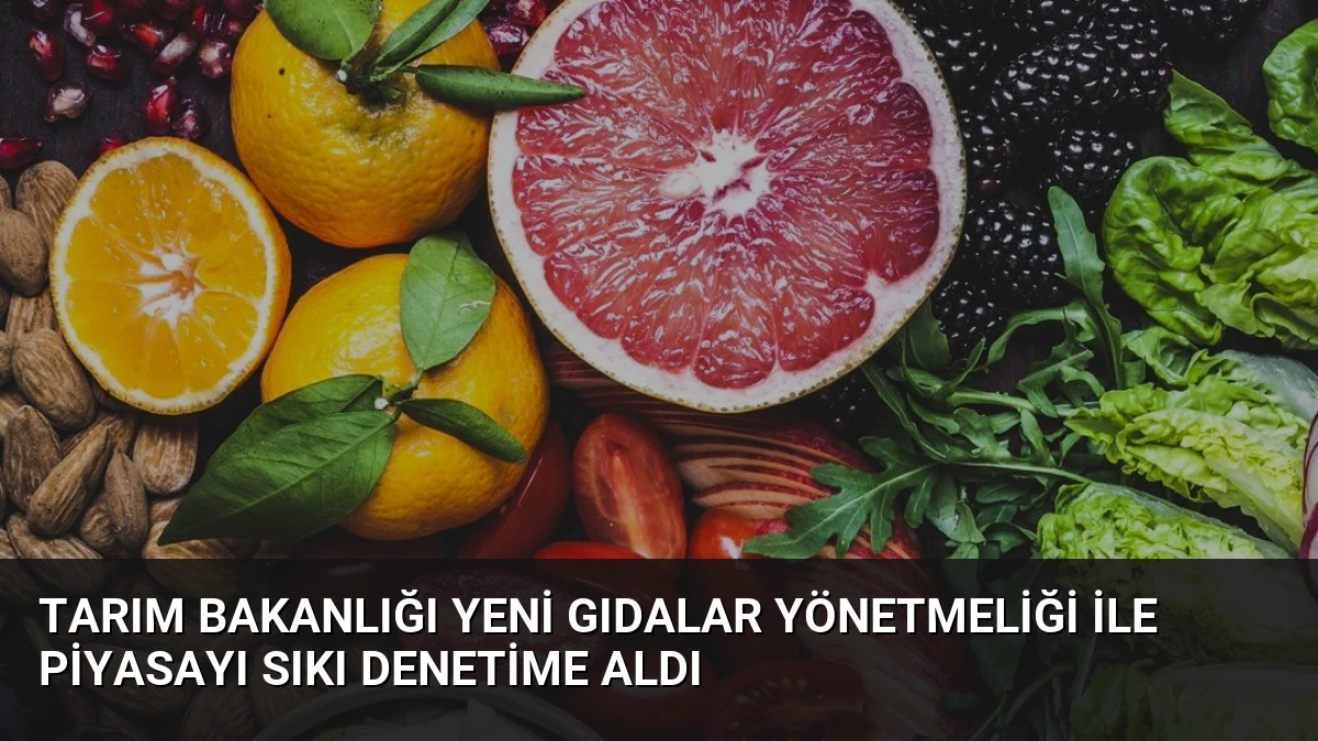 Tarım Bakanlığı Yeni Gıdalar Yönetmeliği ile Piyasayı Sıkı Denetime Aldı