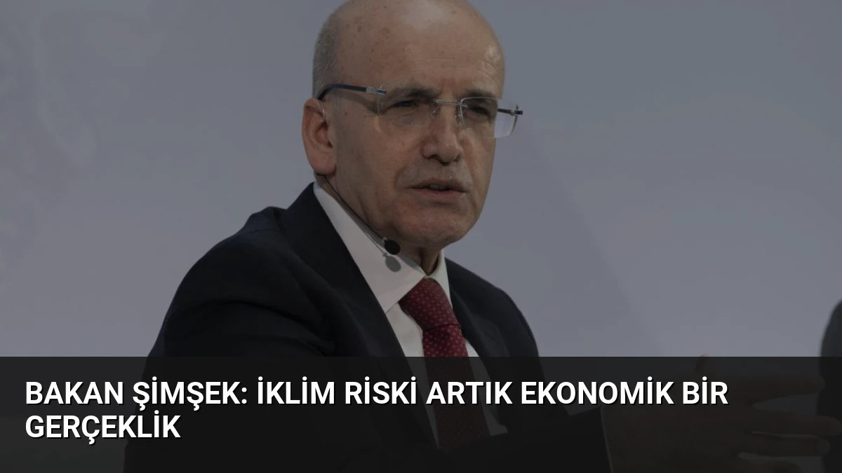Bakan Şimşek: İklim Riski Artık Ekonomik Bir Gerçeklik
