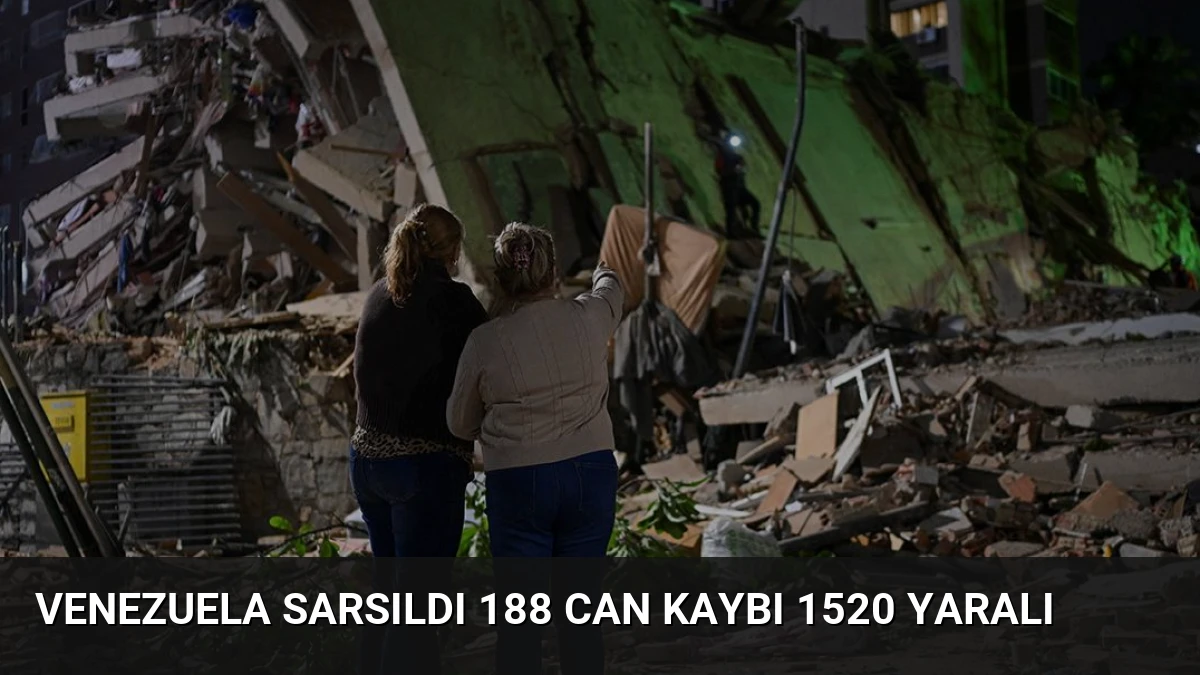 Venezuela Sarsıldı 188 Can Kaybı 1520 Yaralı